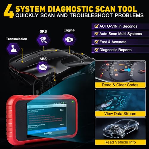 LAUNCH CRP123E V2.0 OBD2 Diagnosi Auto Multimarca con 4 Sistemi e 7 Funzioni di Reset