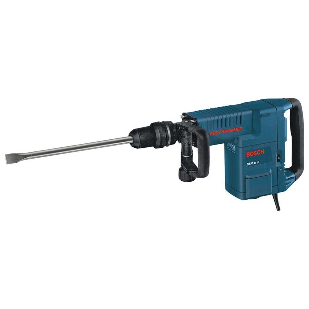 Bosch Professional Martello Demolitore Gsh 11 e (Con Sds Max, Scalpello Piatto, Potenza del Colpo 16,8 J, 1.500 W