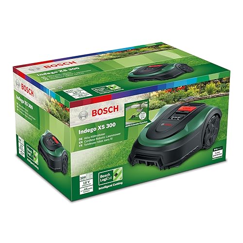 Bosch Home and Garden 06008B0003 Indego Xs 300, Robot Rasaerba, Basic