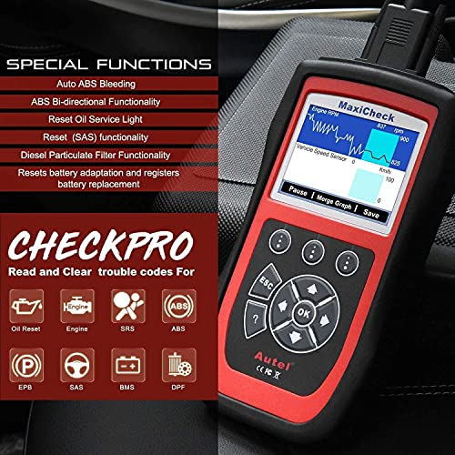 Autel MaxiCheck PRO Strumento Diagnostico OBD2 Scanner