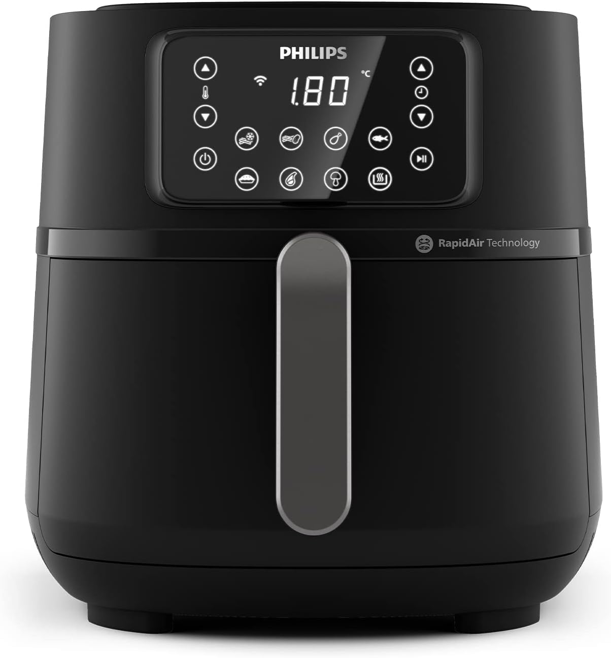 Philips Series 5000 Connessa Airfryer XXL, 7,2L (1,4Kg), Friggitrice ad aria 16-in-1, Wifi, (HD9285/90)