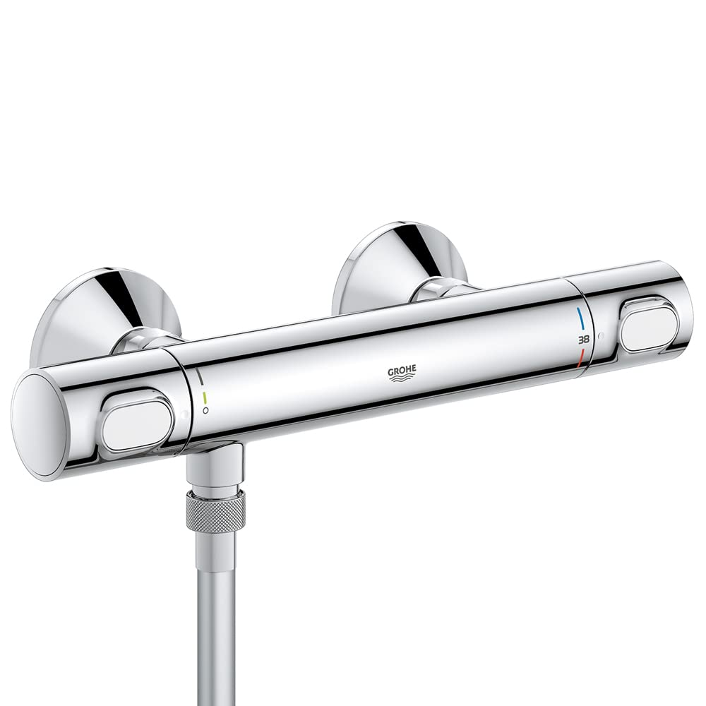 GROHE QUICKFIX, Precision Flow Miscelatore termostatico per doccia Cromo, 34842000