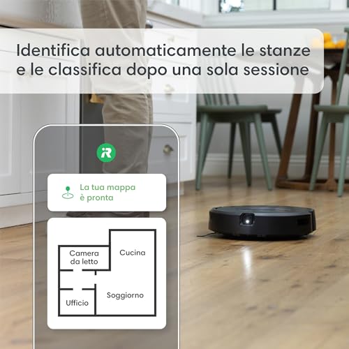 iRobot Roomba Combo j5, Robot Aspirapolvere Lavapavimenti, Mappatura Intelligente