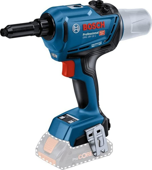 Bosch Professional 18V System Rivettatrice a Batteria Grg 18V-16 C