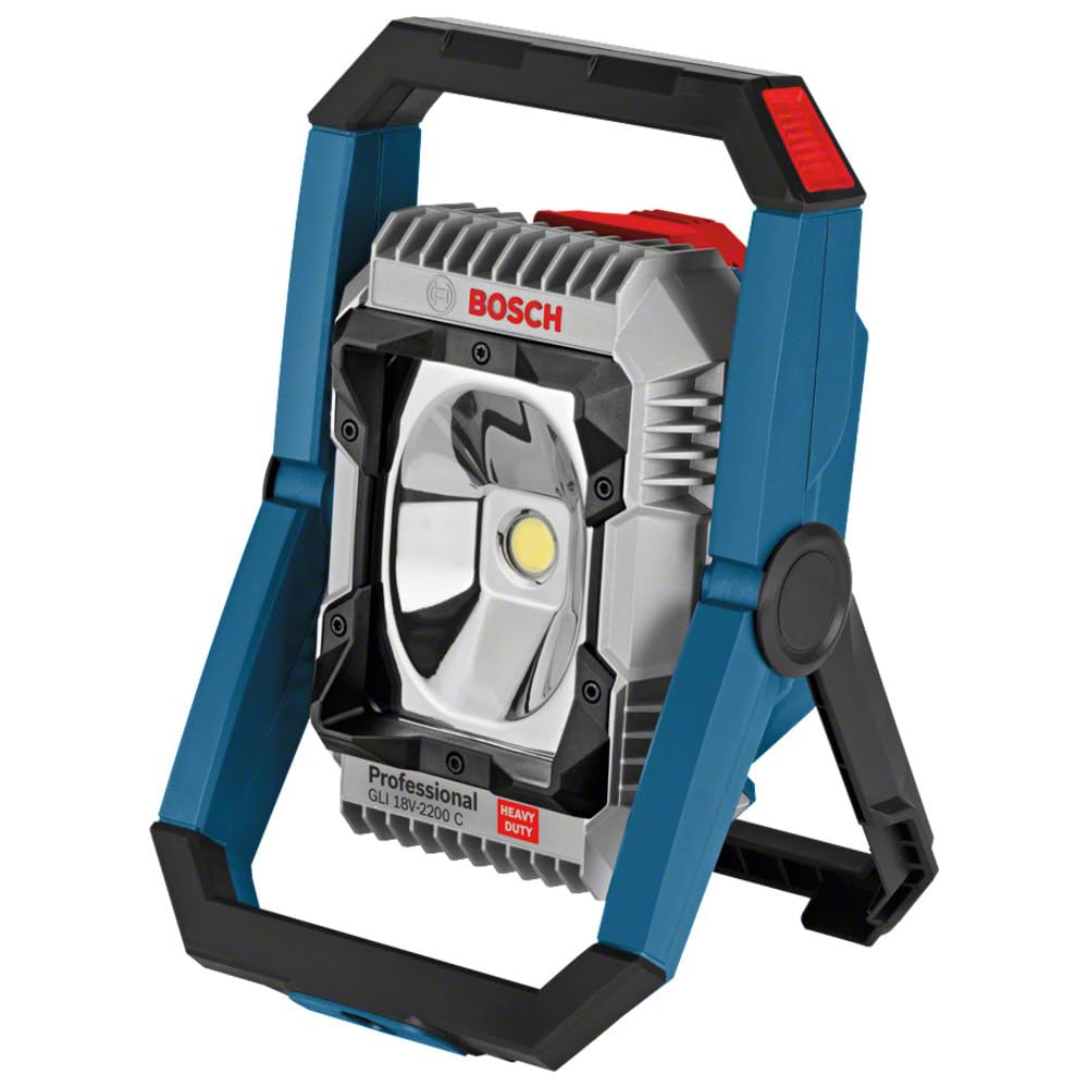 Bosch Professional 18V System Luce da cantiere a LED a batteria GLI 18V-2200 C