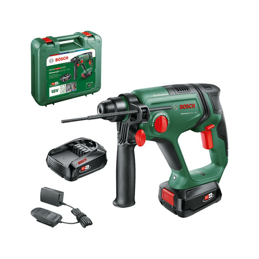 Bosch Martello perforatore a batteria UniversalHammer 18V (2 batterie da 2,5 Ah, 18 Volt System