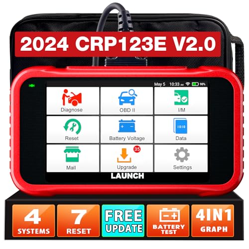 LAUNCH CRP123E V2.0 OBD2 Diagnosi Auto Multimarca con 4 Sistemi e 7 Funzioni di Reset