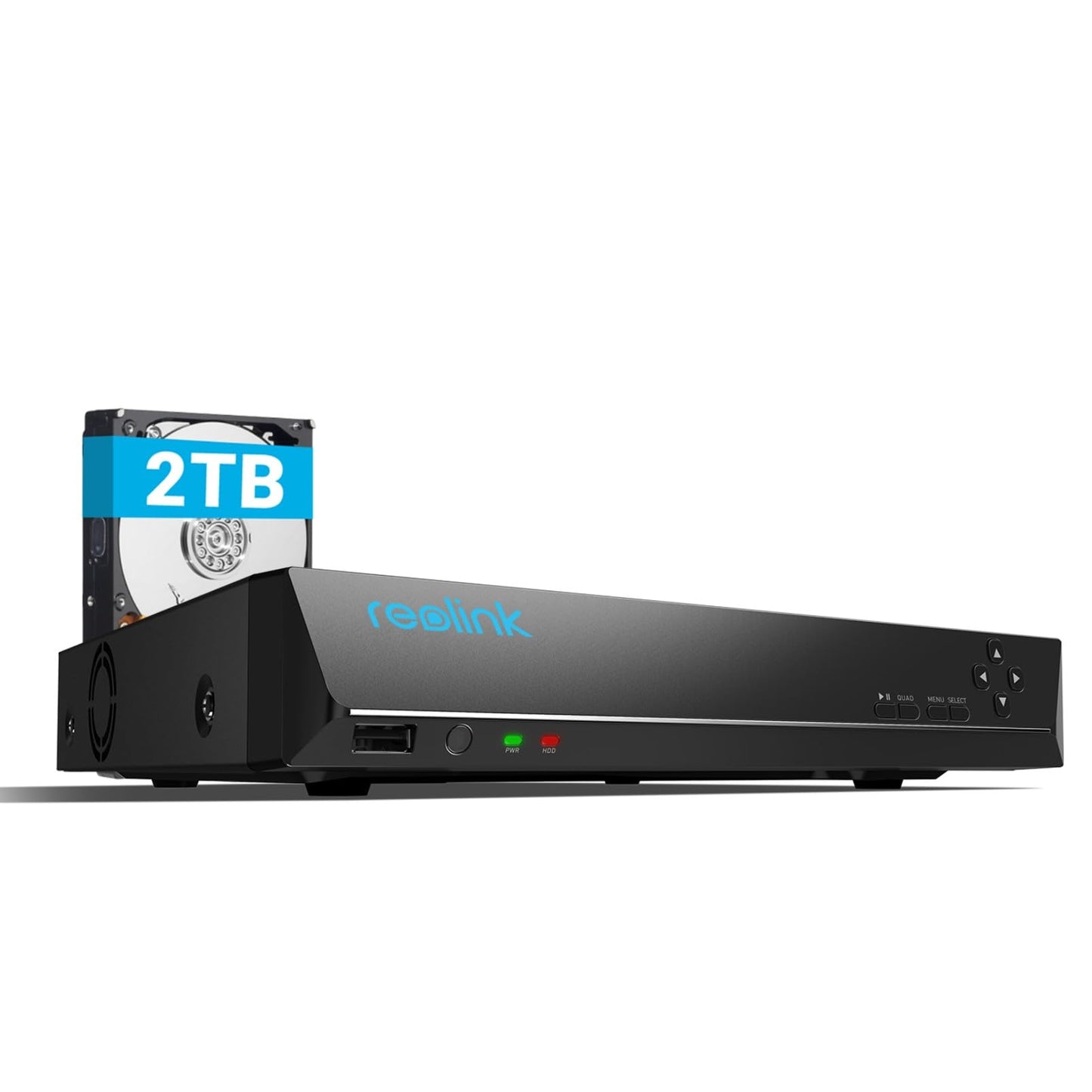 Reolink NVR PoE 8 Canali con 2TB HDD, Videoregistratore Cablato Supporta RLN8-410