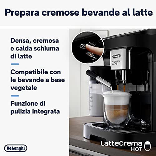 De'Longhi Magnifica Evo ECAM292.81.B, Macchina da caffè Automatica, Chicchi macinati al momento