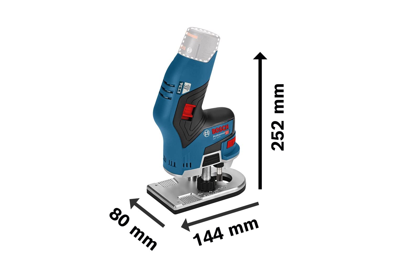 Rifilatore a batteria GKF 12V-8 Bosch Professional 12V System