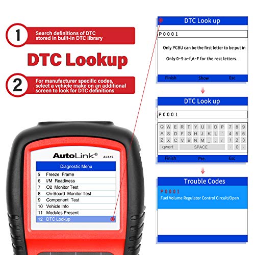 Autel AutoLink AL619 OBD2