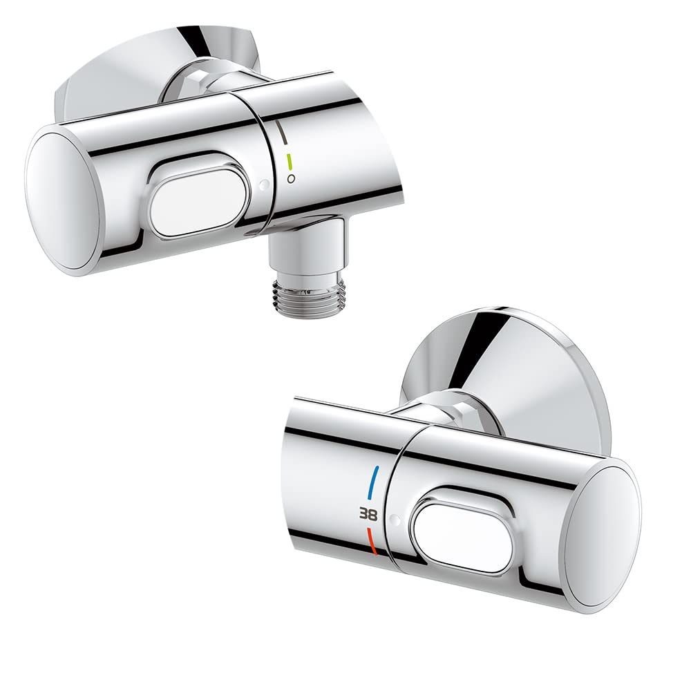 GROHE QUICKFIX, Precision Flow Miscelatore termostatico per doccia Cromo, 34842000