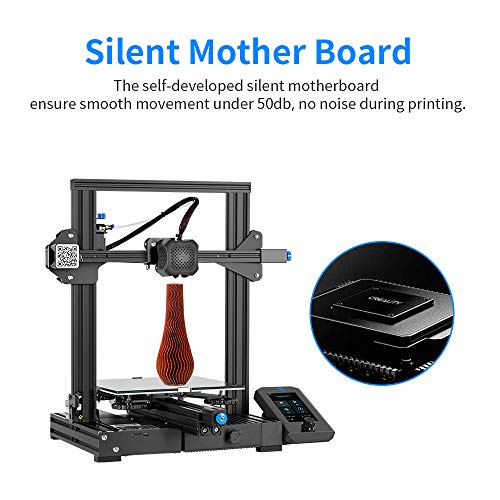 Stampante 3D Creality Ender 3 V2 con piattaforma in vetro al carborundum