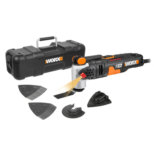 Worx WX681 Multifunzione ad Oscillazione Sonicrafter , 450 W di Potenza