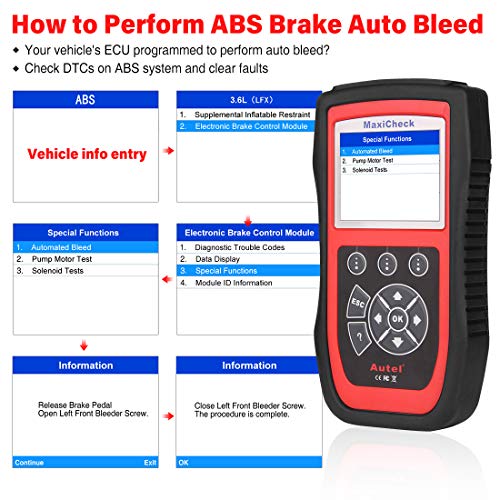 Autel MaxiCheck PRO Strumento Diagnostico OBD2 Scanner