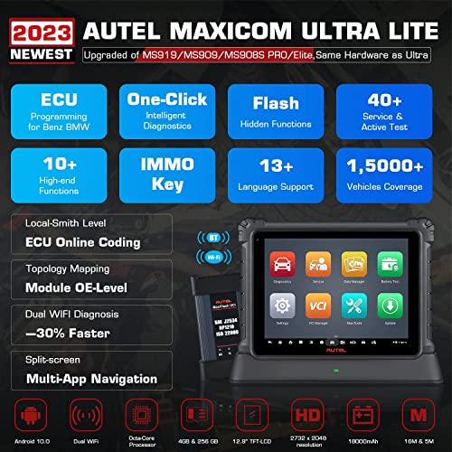 Autel MaxiCOM Ultra Lite S MS919 MS909 Elite II