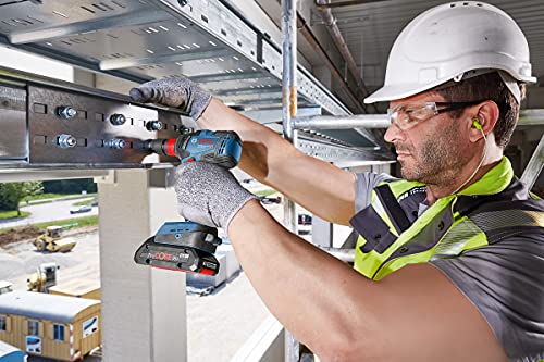 Bosch Professional 18V System Avvitatore a Massa Battente a Batteria Gdx 18V-200 (Incl. 2 Batterie 4.0 Ah