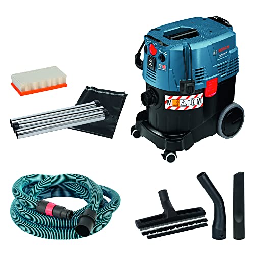 Bosch Professional Aspiratore Industriale Gas 35 M Afc (Motore da 1200 Watt, Serbatoio da 35 Litri, Tubo Flessibile 5 M)