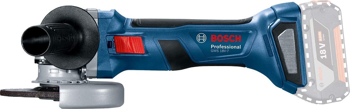 Bosch Professional 18V System Smerigliatrice Ang. a Batteria Gws 18V-7