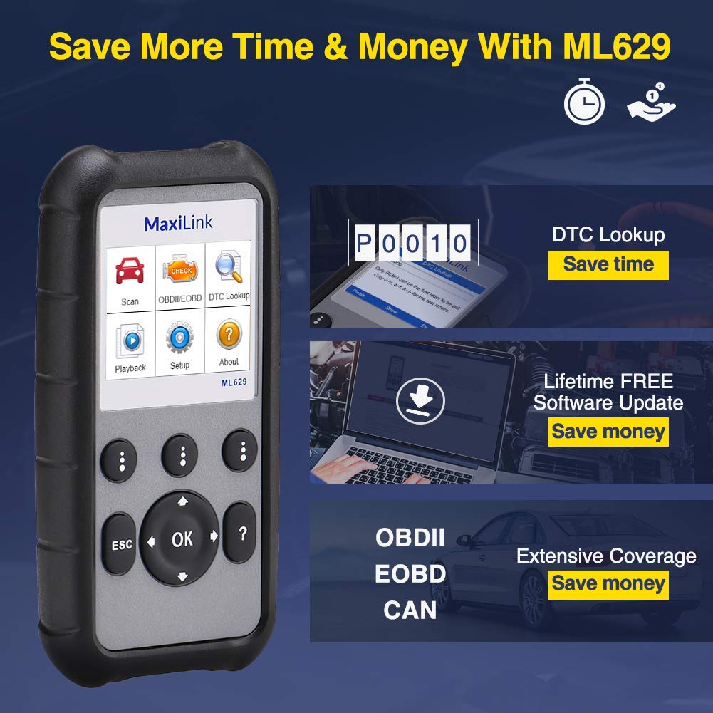 Autel MaxiLink ML629 Scanner OBD2