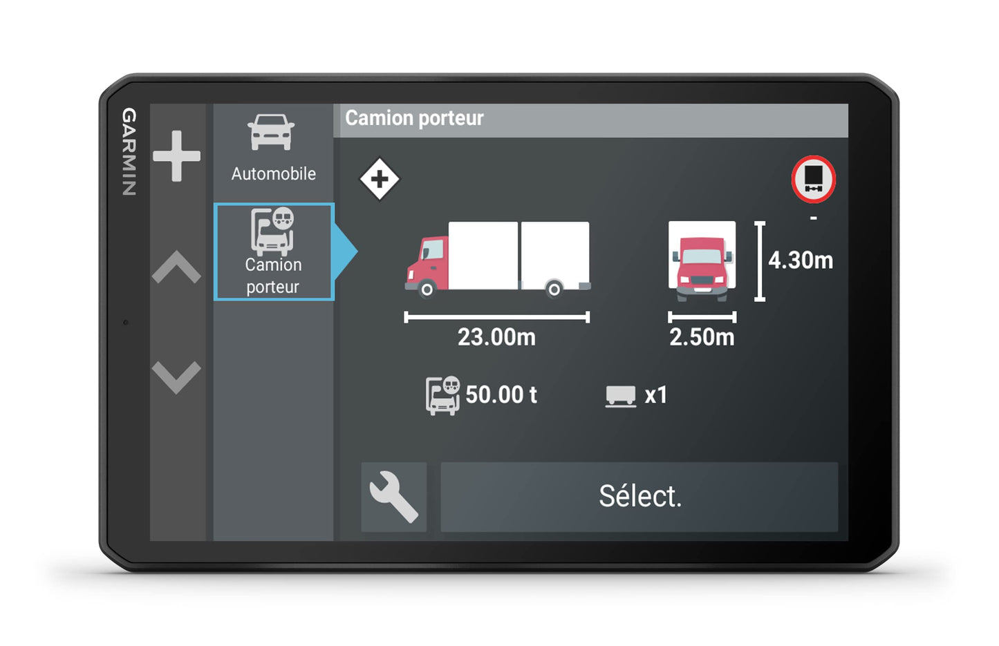 Garmin dēzl LGV810 MT-D, Infotraffico DAB, Display da 8", Mappa Europa, Anteprima percorso