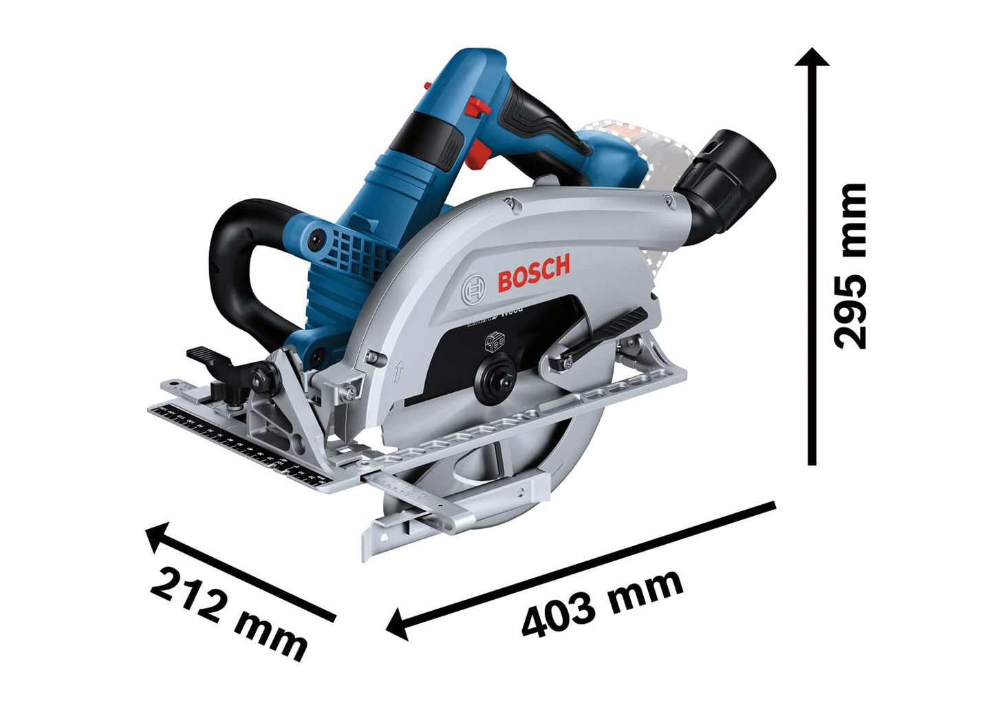 Bosch Professional BITURBO sega circolare a batteria GKS 18V-70 L (sega ad avvolgitore laterale con lama su lato