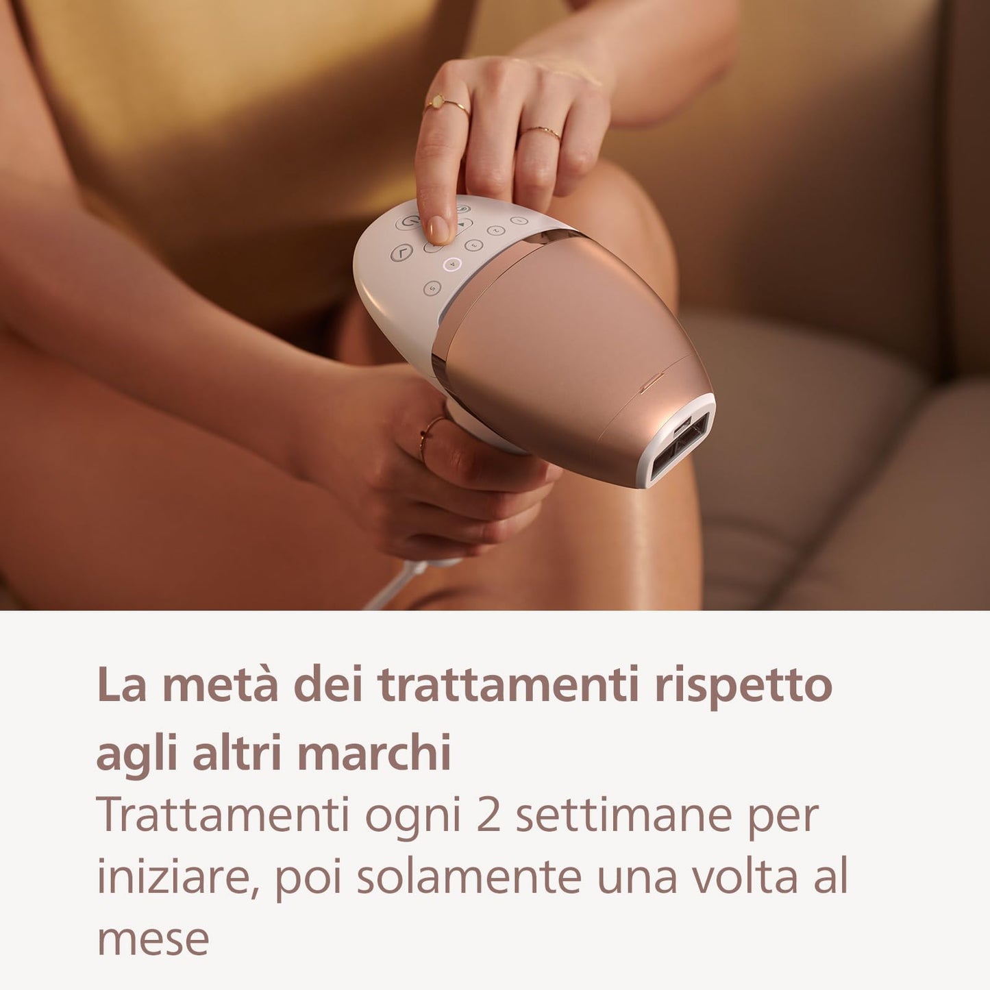 Philips Lumea IPL serie 8000 - Dispositivo di Epilazione a Luce Pulsata con Tecnologia SenseIQ, (Modello BRI948/00)