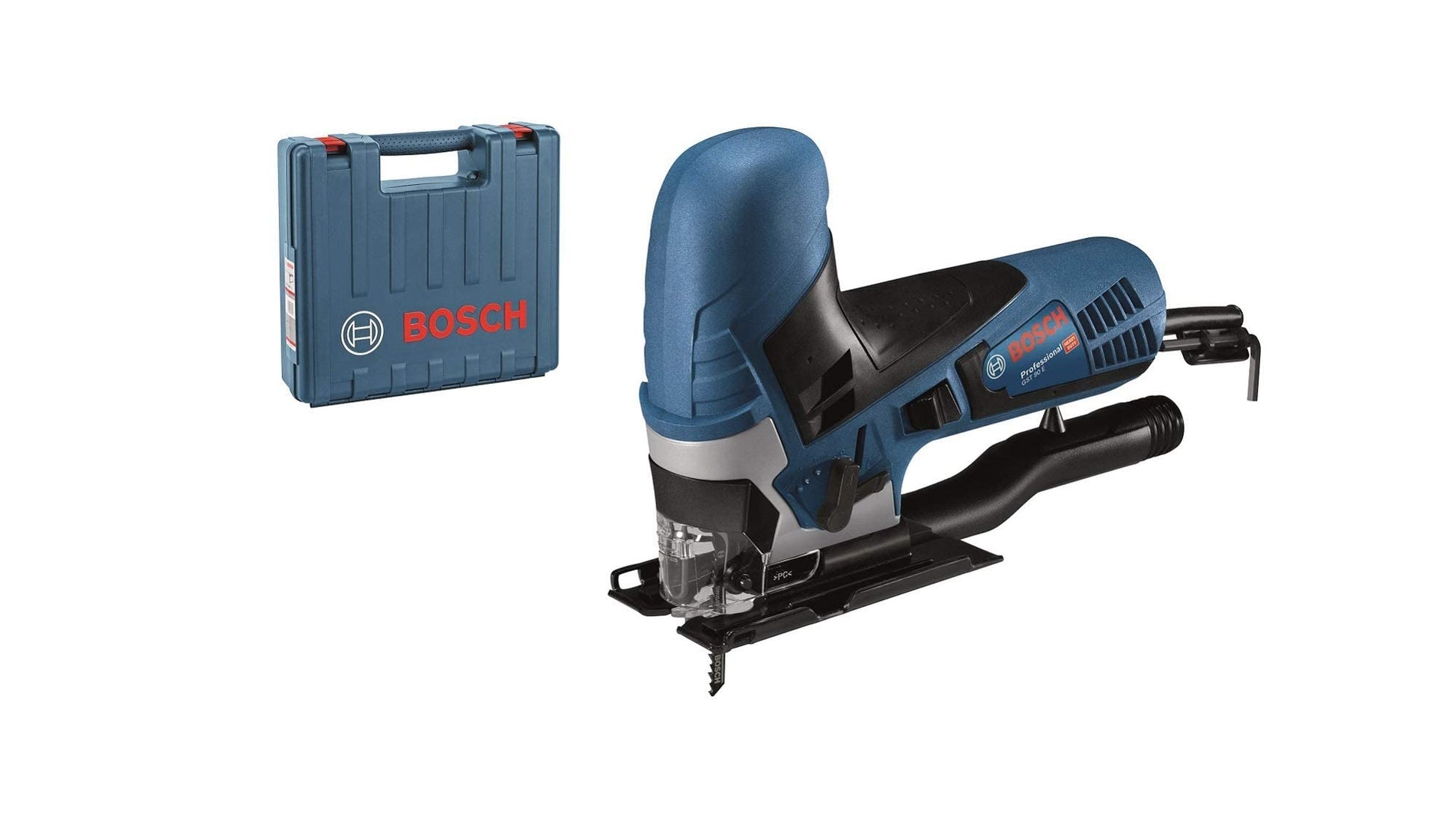 Bosch Professional Seghetto Alternativo Gst 90 e (650 Watt, 1 Lama, Kit di Aspirazione,