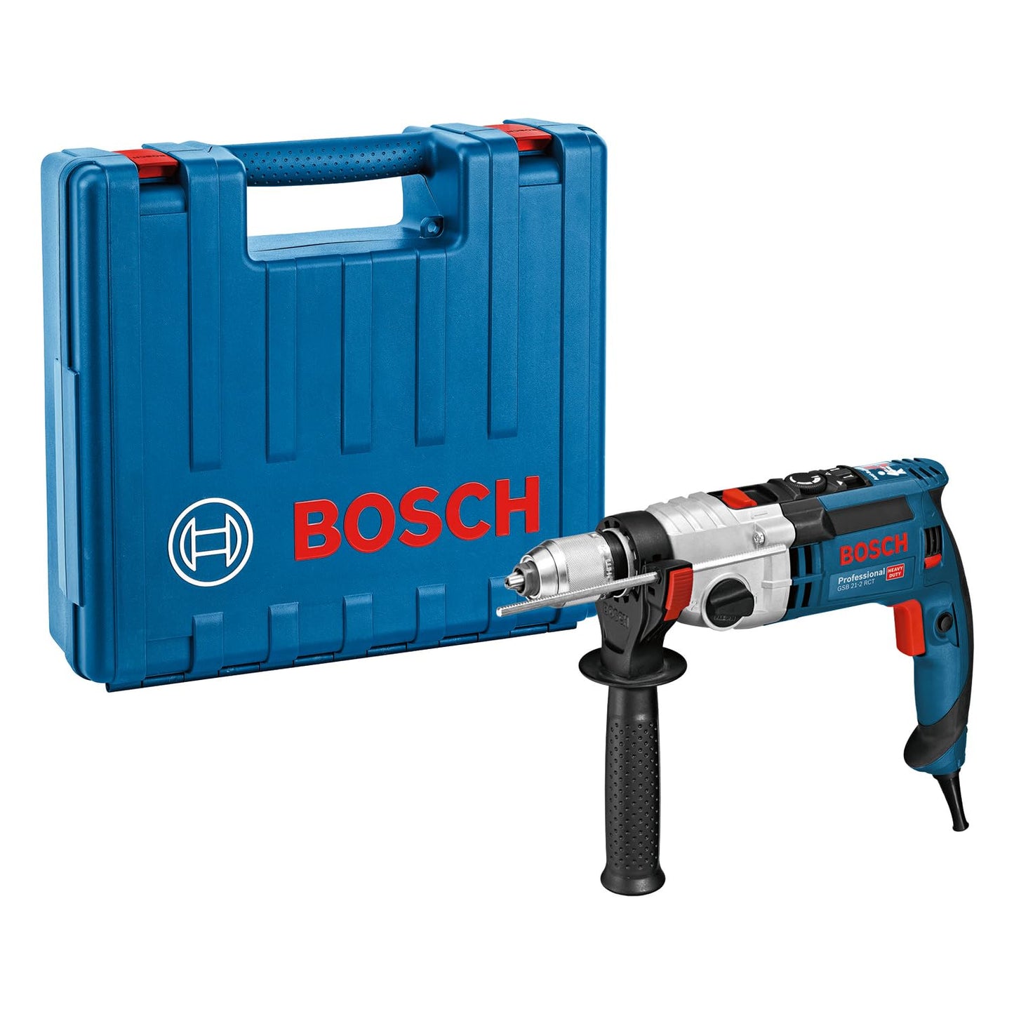 Bosch Professional 060119C700 Trapano con Percussione GSB 21-2 RCT,