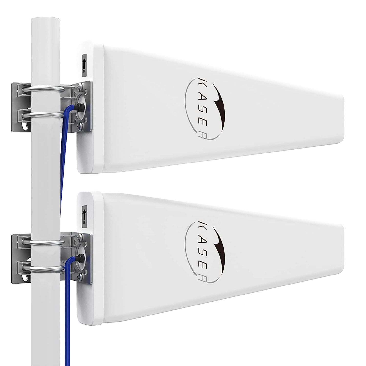 KASER Antenna LPDA 5G 4G LTE Esterno Mimo Logaritmica 698-2700 N-SMA con Adattatore TS9