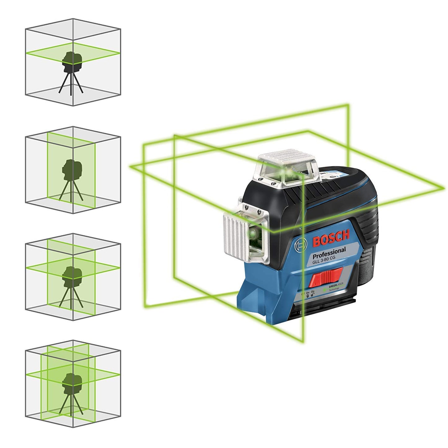 Livella laser Bosch Professional 12V System GLL 3-80 CG