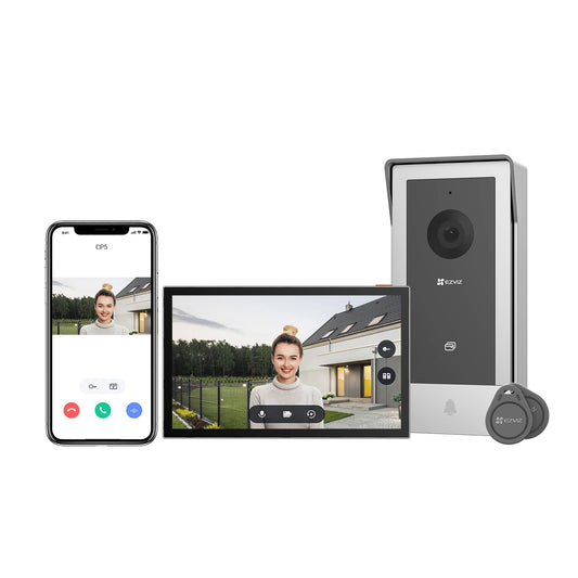 EZVIZ CP5 Videocitofono WiFi con Schermo Touch Screen a Colori da 7", Visione Notturna 1080p