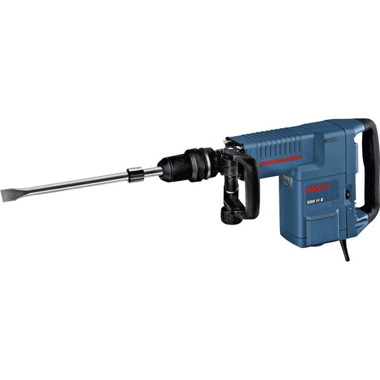 Bosch Professional Martello Demolitore Gsh 11 e (Con Sds Max, Scalpello Piatto, Potenza del Colpo 16,8 J, 1.500 W, in Valigetta)