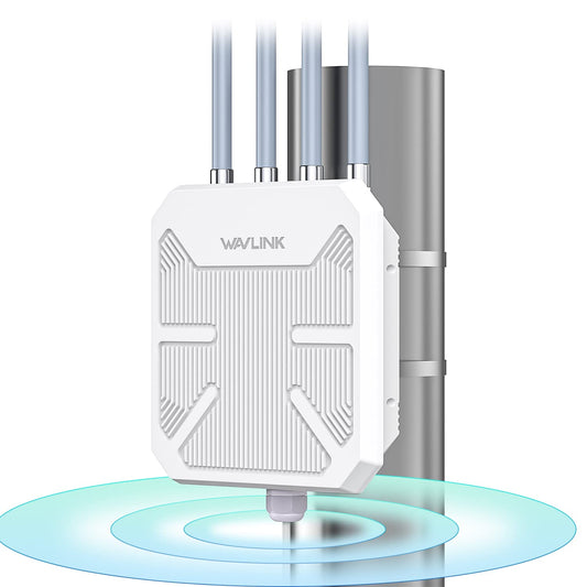 WAVLINK WiFi6 Outdoor Wireless Access Point/WiFi ripetitore/router, Dual Band 2.4G+5G AX1800M Mesh Extender