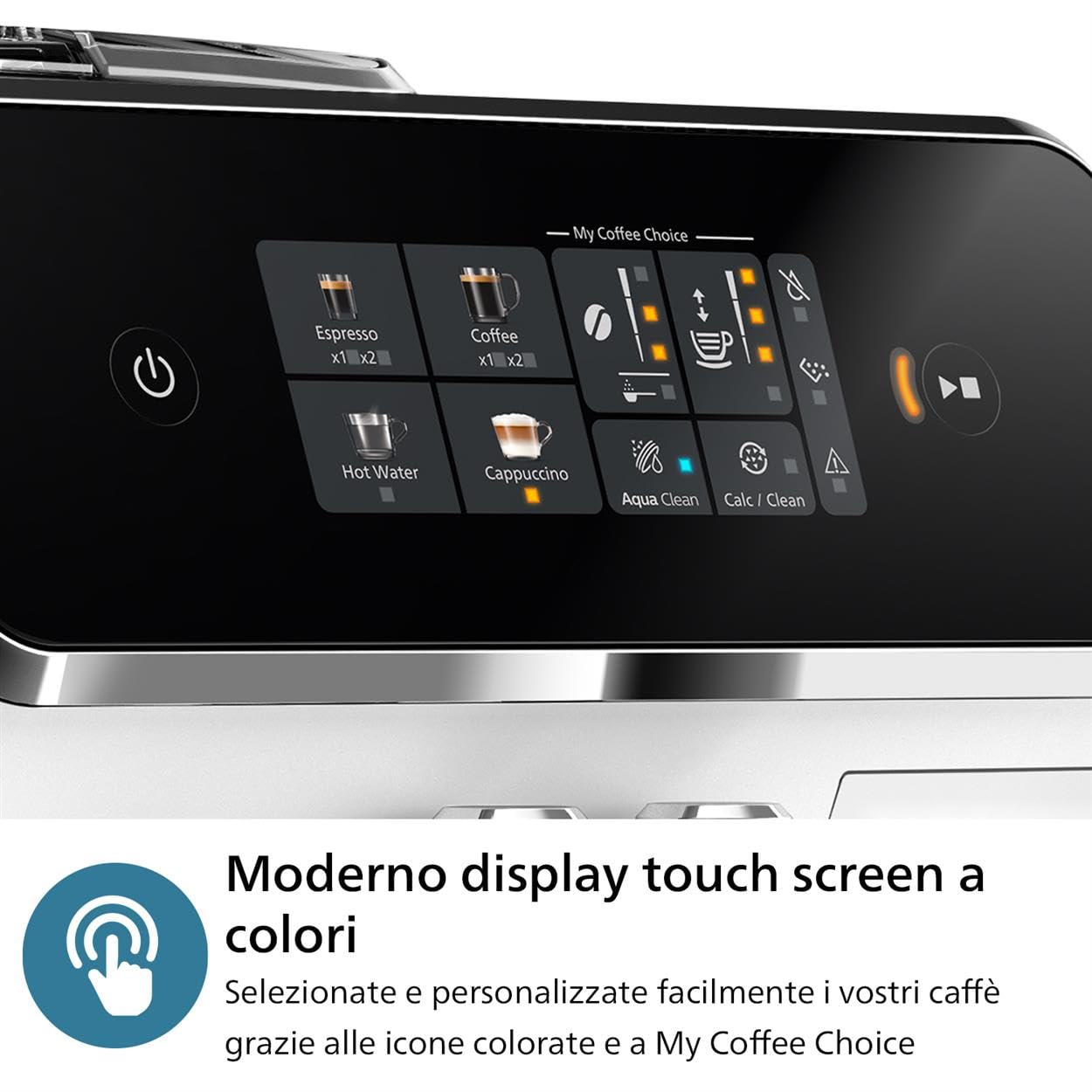 Macchina da caffè espresso automatica Philips Serie 2300-4 bevande, Display touch screen  EP2333/40