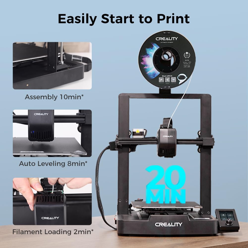 Stampante 3D Creality Ender 3 V3 SE FDM 3D con livellamento automatico CR Touch