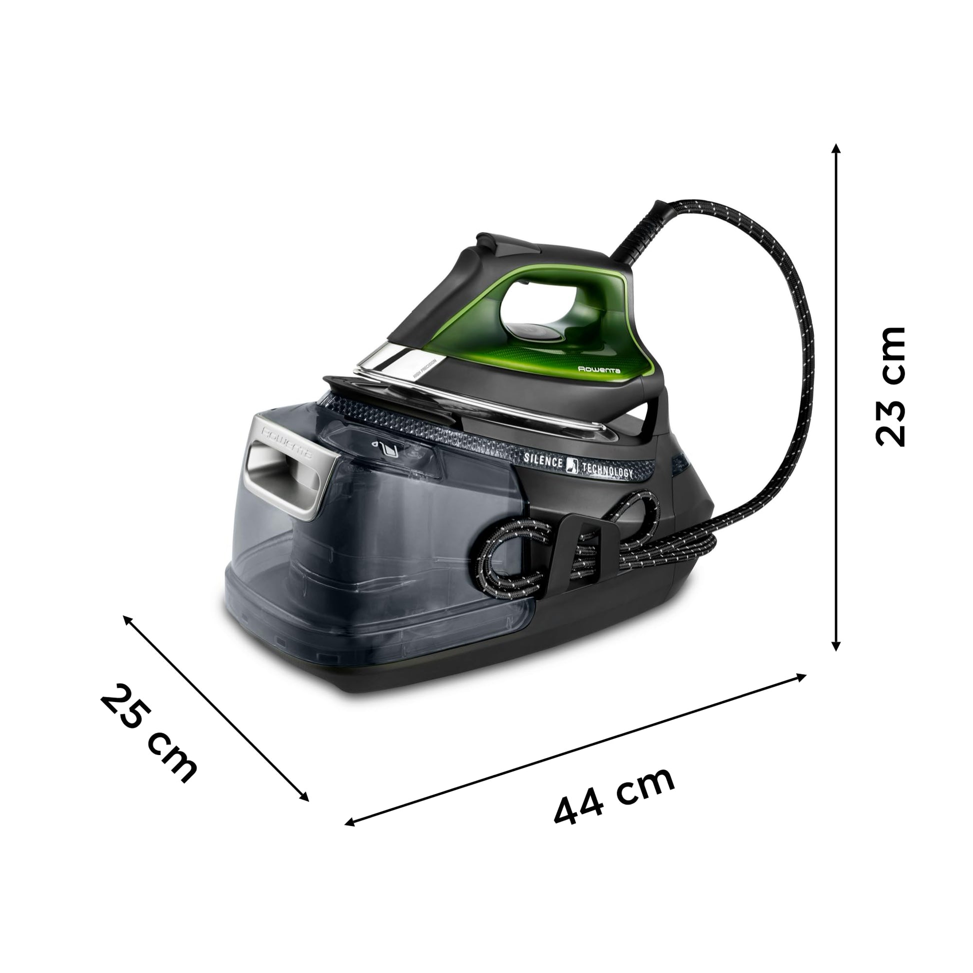 Rowenta DG9248 Silence Steam PRO Ferro da Stiro con Caldaia Silenziosa, Pressione Fino a 8 Bar, 2800 W