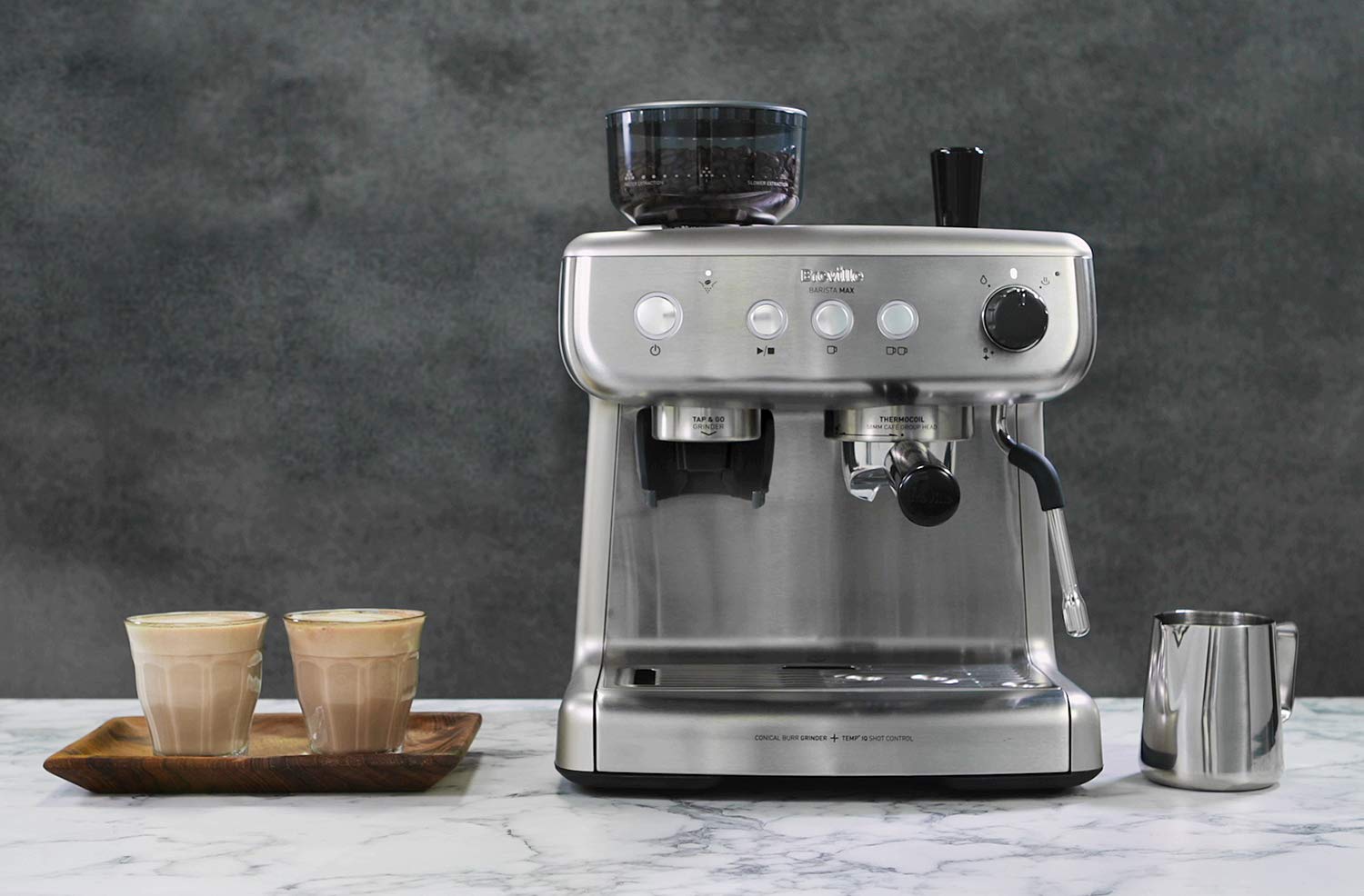 Breville Macchina per caffè espresso Barista Max, sistema Thermoblock con tecnologia PID