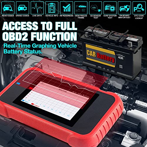 LAUNCH CRP123E V2.0 OBD2 Diagnosi Auto Multimarca con 4 Sistemi e 7 Funzioni di Reset