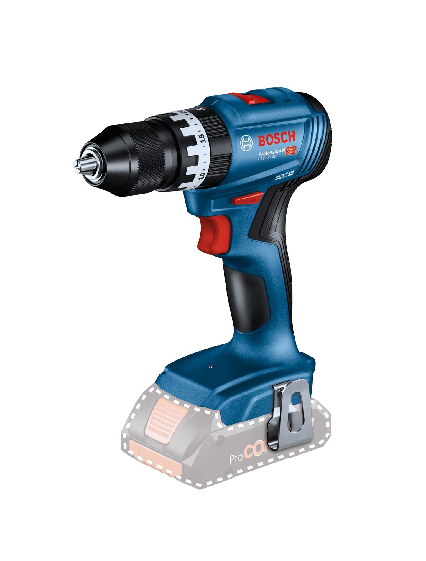 Bosch Professional Kit GSB 18V-45 + GBH 18V-21 + GWS 18V-7 (125)