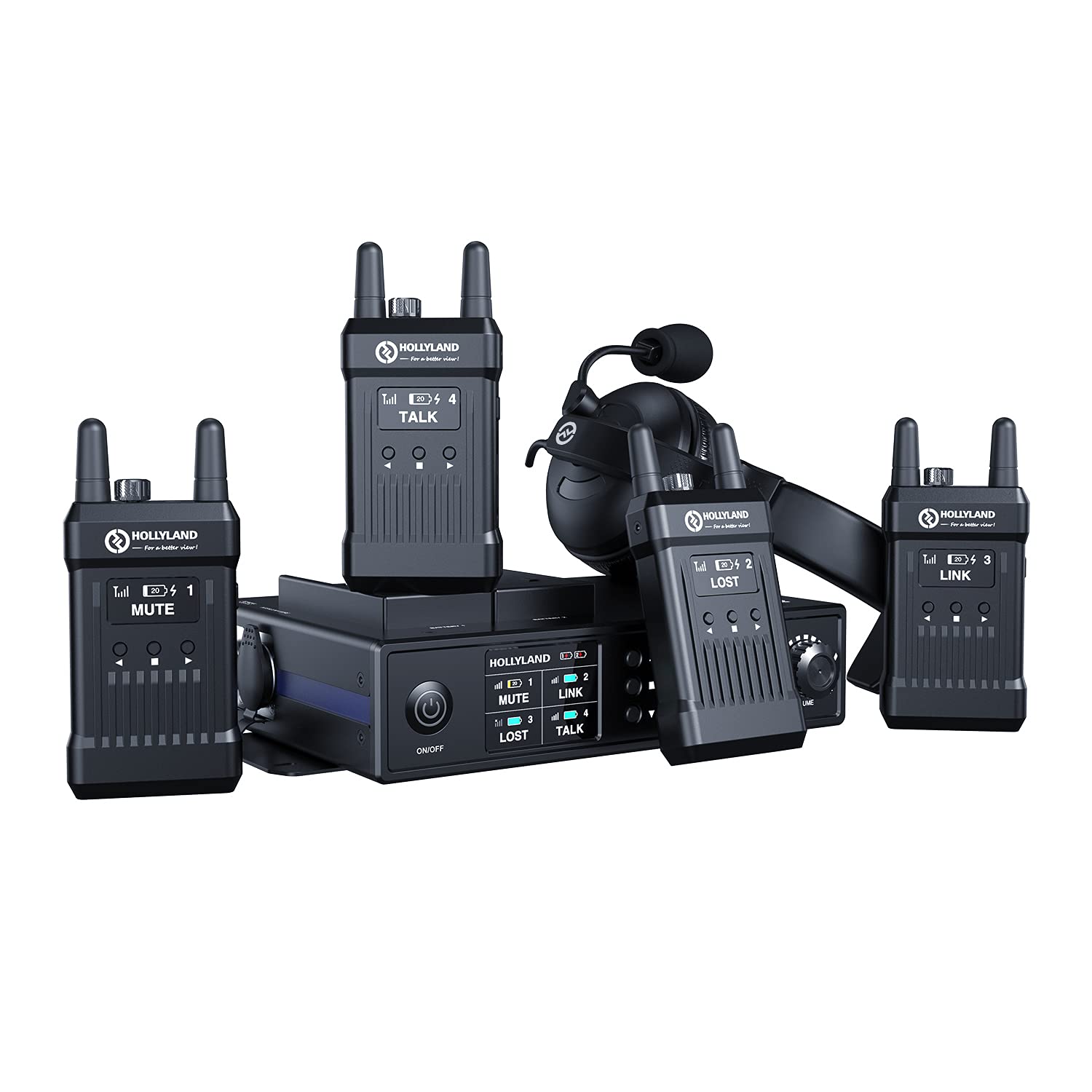 Hollyland Mars T1000-1.9Ghz Full duplex Ricetrasmettitori radiocomunicazione Professionali per 5