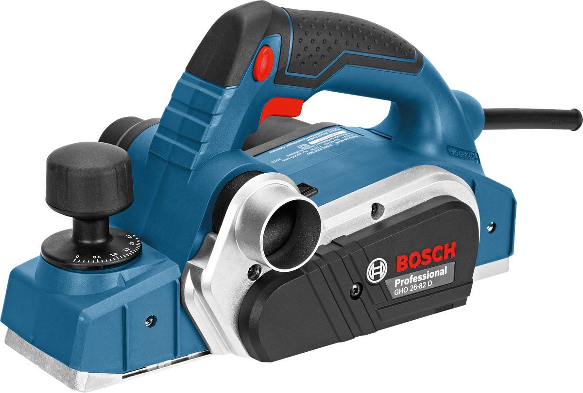 Bosch Professional 06015A4300 Pialletto GHO 26-82 D, Chiave a Brugola, Guida Parallela,