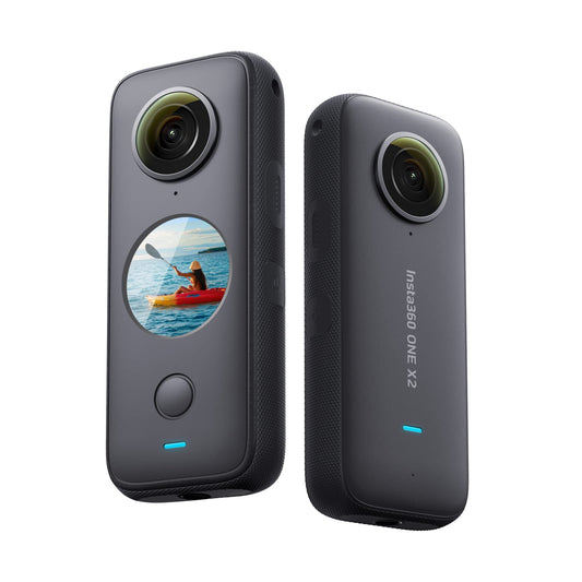 Insta360 ONE X2 - 5.7K 360° Action Camera con stabilizzazione, impermeabile touchscreen