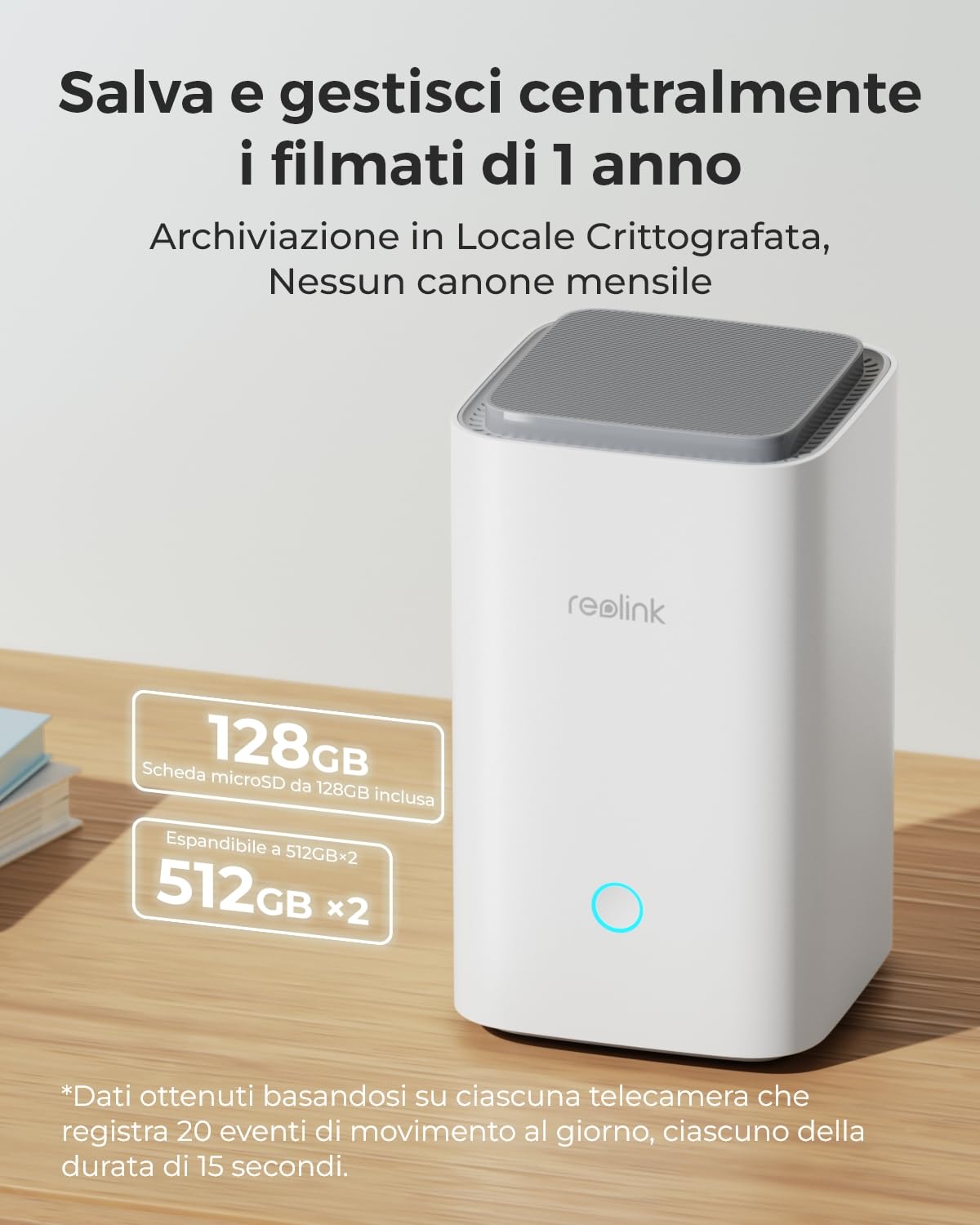 Reolink 4K Telecamera Wi-Fi Esterno Senza Fili kit, Visione Notturna a Colori con Pannello Solare