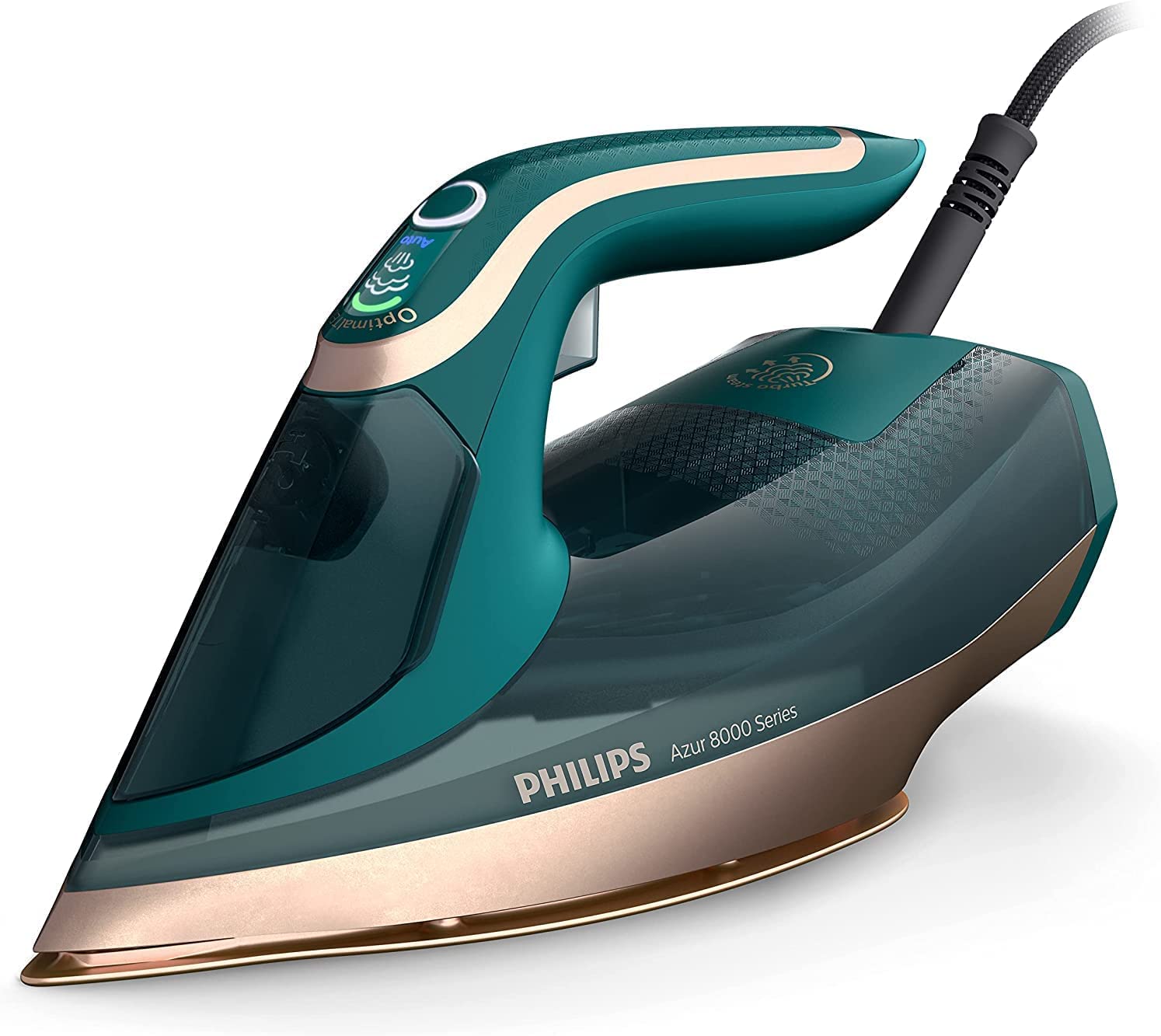 Philips Azur Serie 8000 Ferro A Vapore - 70 g/min Di Vapore Continuo, 240 g Vapore Turbo, 3000 W DST8030/70