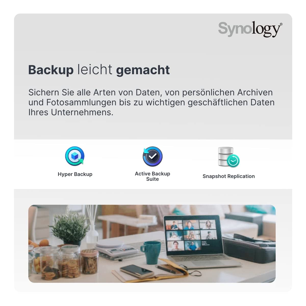 Synology DS420+ ST4000VN008 - Pacchetto 4 x 4TB IronWolf 4000VN008