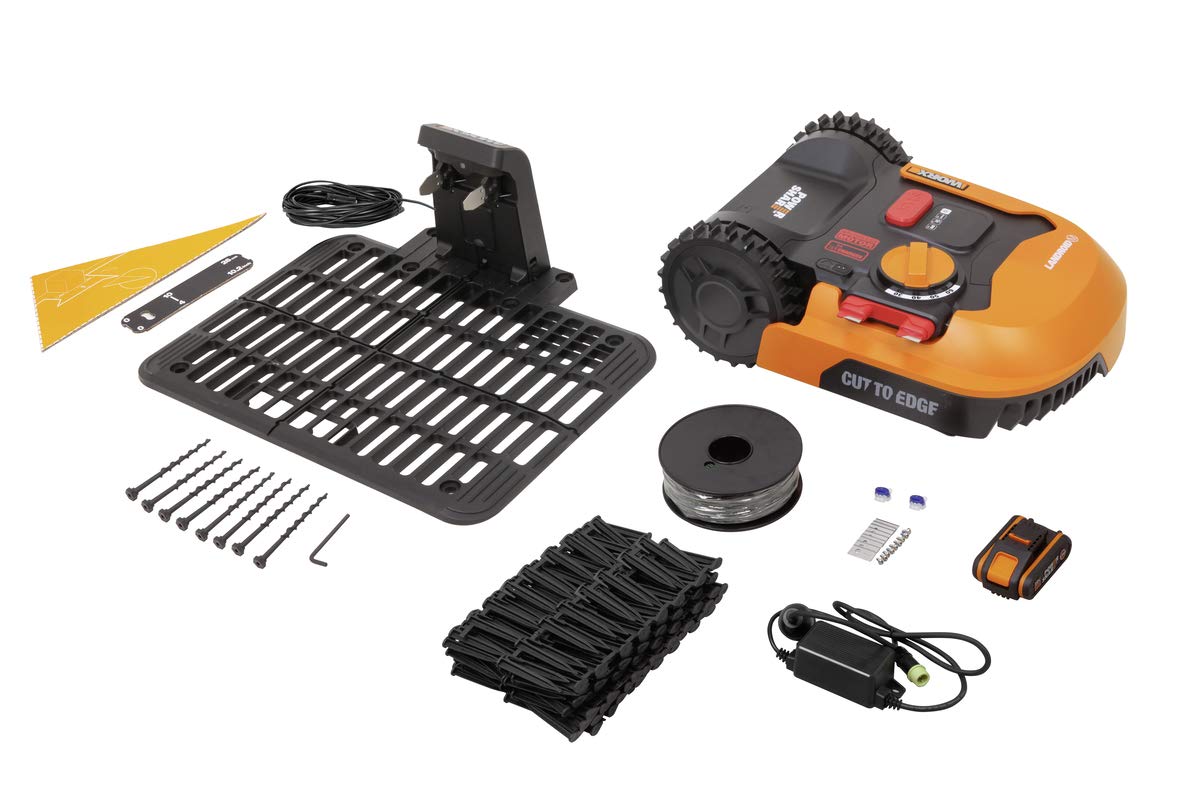 WORX Landroid M500 Robot Rasaerba A Batteria, Area Di Taglia 500Mq, Wifi,