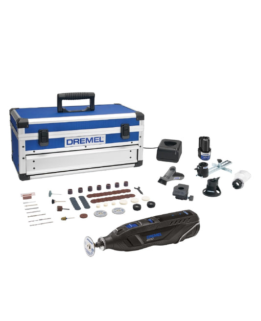 Dremel 8260 Multiutensile a Batteria con Motore Brushless e Batteria al Litio da 12 V 3 Ah, Kit