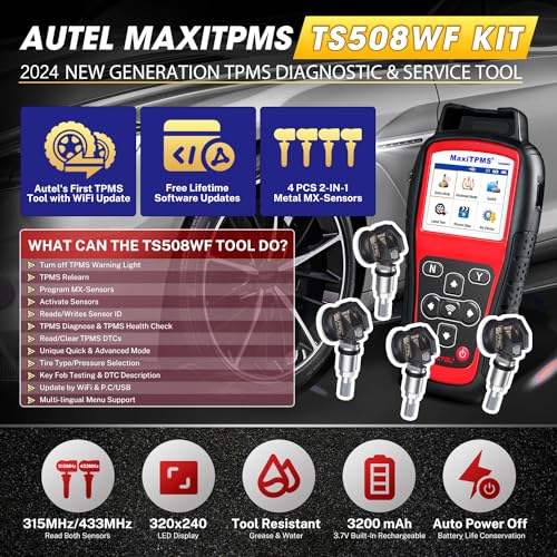 Autel MaxiTPMS TS508WF KIT TPMS TS508 TS501 TS408