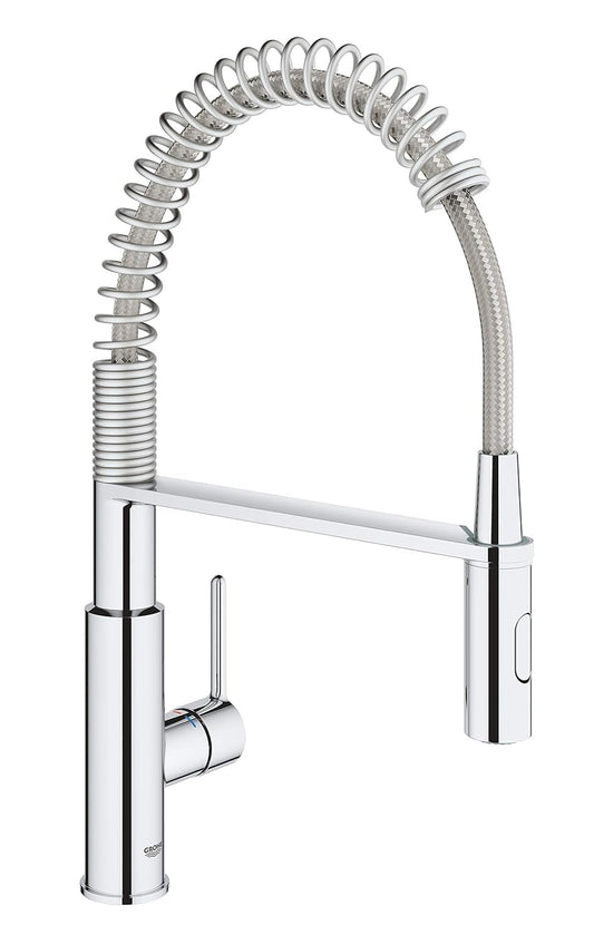 GROHE 30361000 Get, rubinetto per lavello da cucina, miscelatore monocomando a 2 getti, rubinetto con doccia